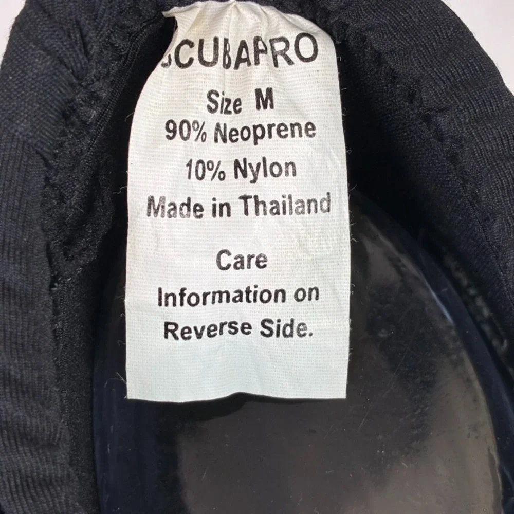 SCUBAPRO Delta Short 3 Men's US 8 Black Neoprene Slip-On Dive Boots Wetsuit Shoe